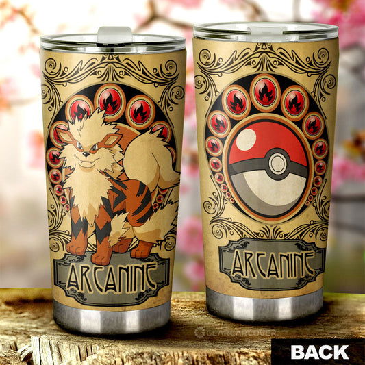 Arcanine Tumbler Cup Custom Car Interior Accessories - Gearcarcover - 2