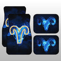 Aries Car Floor Mats Custom Name Zodiac Car Accessories - Gearcarcover - 3