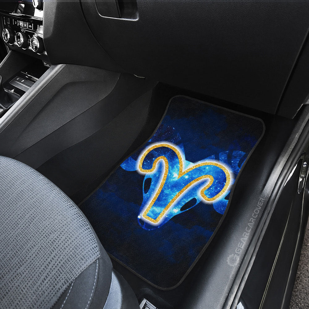 Aries Car Floor Mats Custom Name Zodiac Car Accessories - Gearcarcover - 4