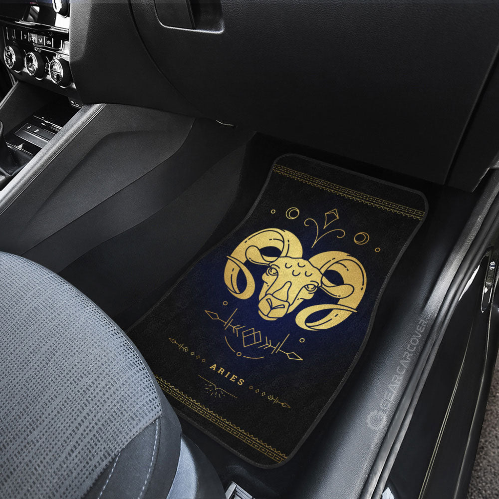 Aries Car Floor Mats Custom Zodiac Car Accessories - Gearcarcover - 4