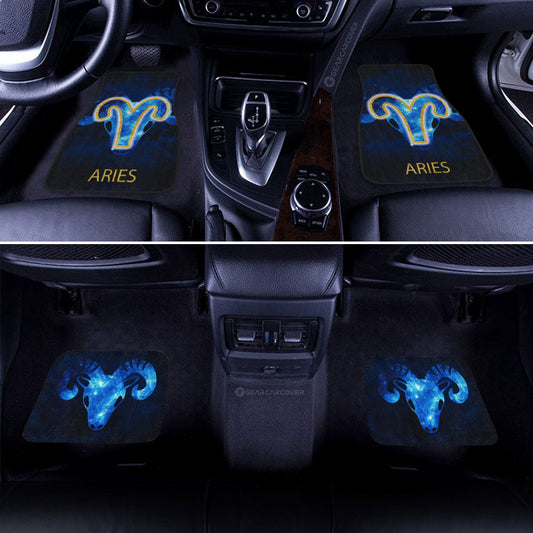 Aries Car Floor Mats Custom Zodiac Car Accessories - Gearcarcover - 2