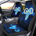 Aries Car Seat Covers Custom Name Zodiac Car Accessories - Gearcarcover - 4