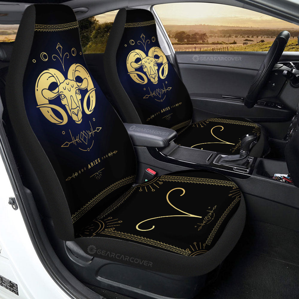 Aries Car Seat Covers Custom Zodiac Car Accessories - Gearcarcover - 3