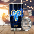 Aries Tumbler Cup Custom Zodiac Car Interior Accessories - Gearcarcover - 1