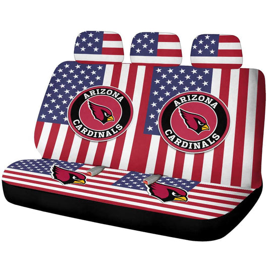 Arizona Cardinals Car Back Seat Cover Custom Car Accessories - Gearcarcover - 1