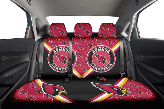 Arizona Cardinals Car Back Seat Cover Custom Car Decorations For Fans - Gearcarcover - 2