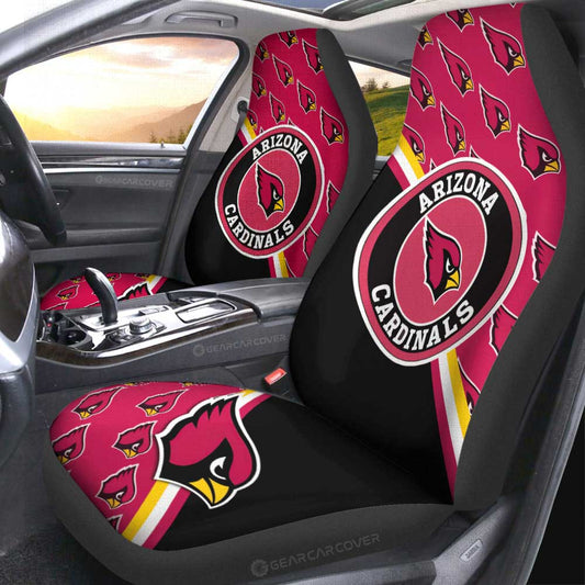 Arizona Cardinals Car Seat Covers Custom Car Accessories For Fans - Gearcarcover - 2