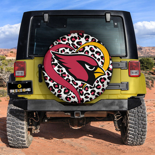 Arizona Cardinals Spare Tire Cover Custom For Fans - Gearcarcover - 2