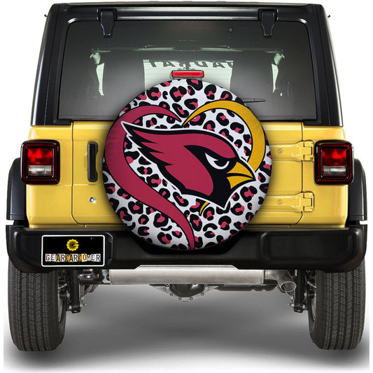 Arizona Cardinals Spare Tire Cover Custom For Fans - Gearcarcover - 1