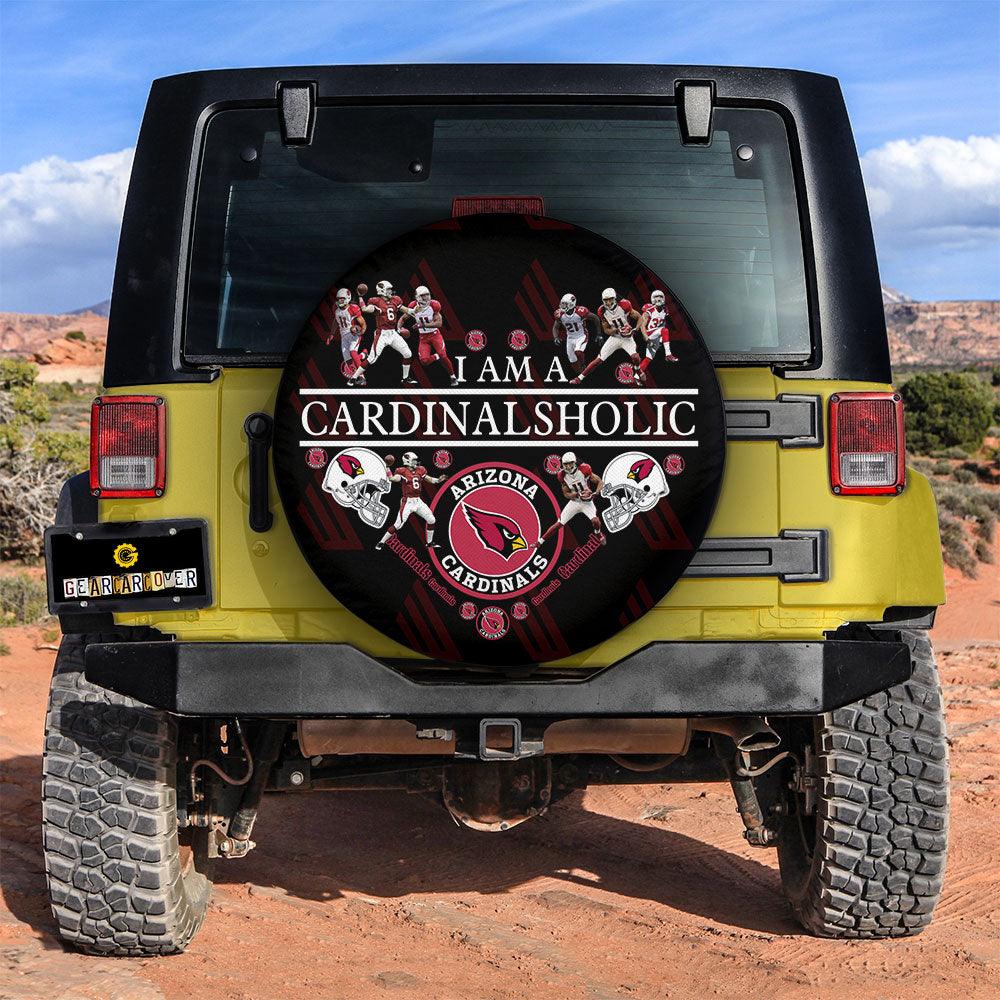 Arizona Cardinals Spare Tire Covers Custom For Holic Fans - Gearcarcover - 2