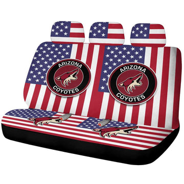 Arizona Coyotes Car Back Seat Cover Custom Car Accessories - Gearcarcover - 1
