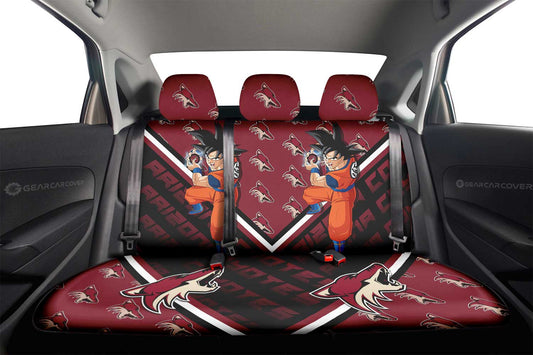Arizona Coyotes Car Back Seat Cover Custom Car Decorations For Fans - Gearcarcover - 2