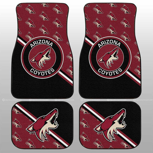 Arizona Coyotes Car Floor Mats Custom Car Accessories For Fans - Gearcarcover - 1