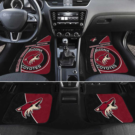Arizona Coyotes Car Floor Mats Custom Car Decorations For Fans - Gearcarcover - 2