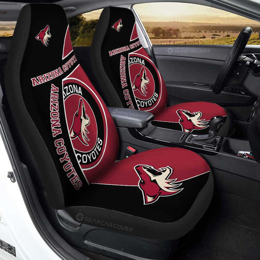 Arizona Coyotes Car Seat Covers Custom Car Decorations For Fans - Gearcarcover - 1