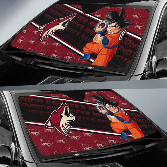Arizona Coyotes Car Sunshade Custom Car Decorations For Fans - Gearcarcover - 2