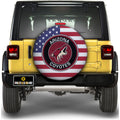 Arizona Coyotes Spare Tire Covers Custom US Flag Style - Gearcarcover - 1