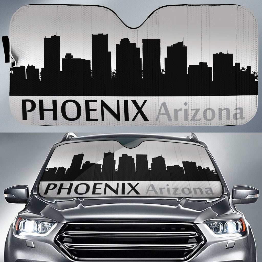 Arizona Phoenix Skyline Car Sunshade Custom Car Accessories - Gearcarcover - 1