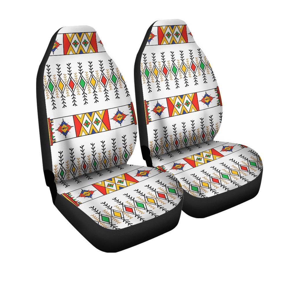 Asiri Pattern Car Seat Covers Custom Traditional Qatar Car Accessories - Gearcarcover - 3
