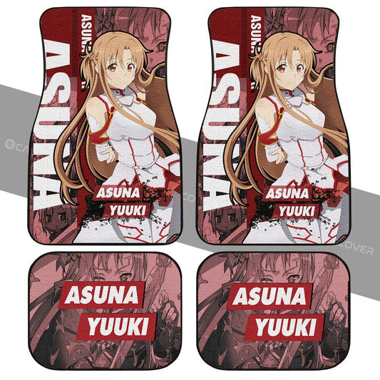 Asuna Yuuki Car Floor Mats Custom Sword Art Online Anime Car Accessories - Gearcarcover - 2