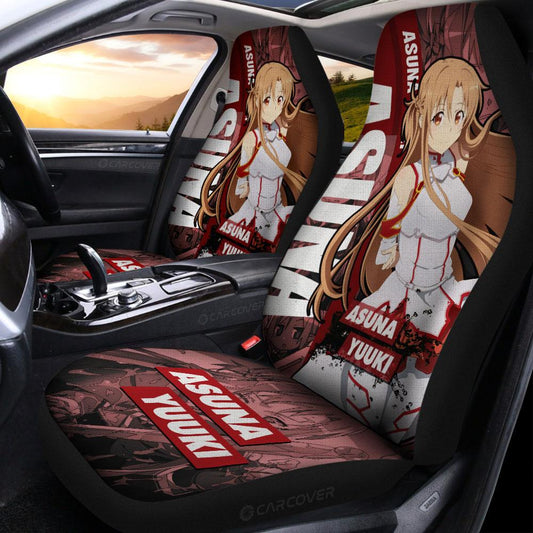 Asuna Yuuki Car Seat Covers Custom Sword Art Online Anime Car Accessories - Gearcarcover - 2