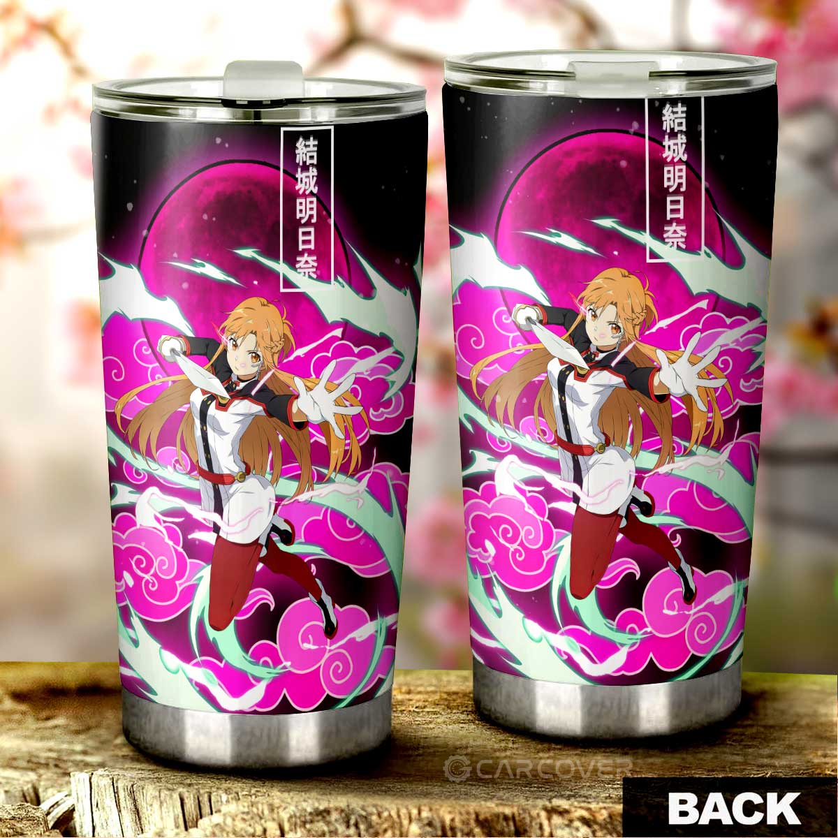 Asuna Yuuki Tumbler Cup Custom Sword Art Online Anime Car Accessories - Gearcarcover - 3