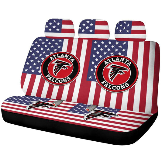 Atlanta Falcons Car Back Seat Cover Custom Car Accessories - Gearcarcover - 1