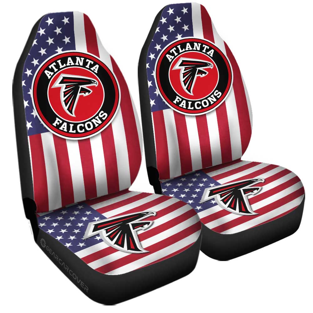 Atlanta Falcons Car Seat Covers Custom Car Decor Accessories - Gearcarcover - 3