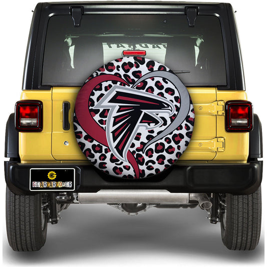 Atlanta Falcons Spare Tire Cover Custom For Fans - Gearcarcover - 1