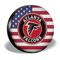 Atlanta Falcons Spare Tire Covers Custom US Flag Style - Gearcarcover - 3