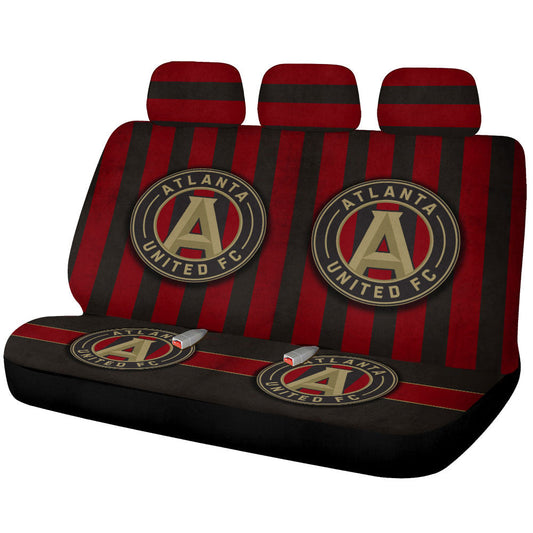 Atlanta United FC Car Back Seat Covers Custom Car Accessories For Fans - Gearcarcover - 2