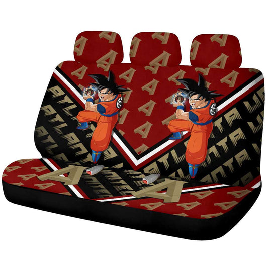 Atlanta United FC Car Back Seat Covers Custom Car Accessories For Fans - Gearcarcover - 1