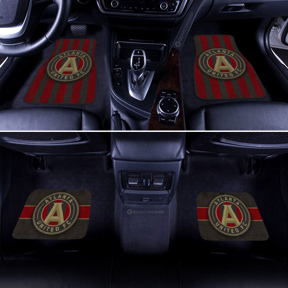 Atlanta United FC Car Floor Mats Custom Car Accessories For Fans - Gearcarcover - 3