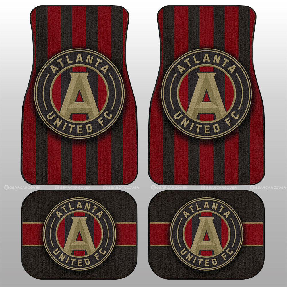 Atlanta United FC Car Floor Mats Custom Car Accessories For Fans - Gearcarcover - 1