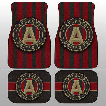 Atlanta United FC Car Floor Mats Custom Car Accessories For Fans - Gearcarcover - 1