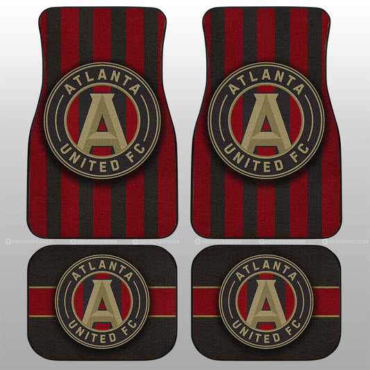 Atlanta United FC Car Floor Mats Custom Car Accessories For Fans - Gearcarcover - 1