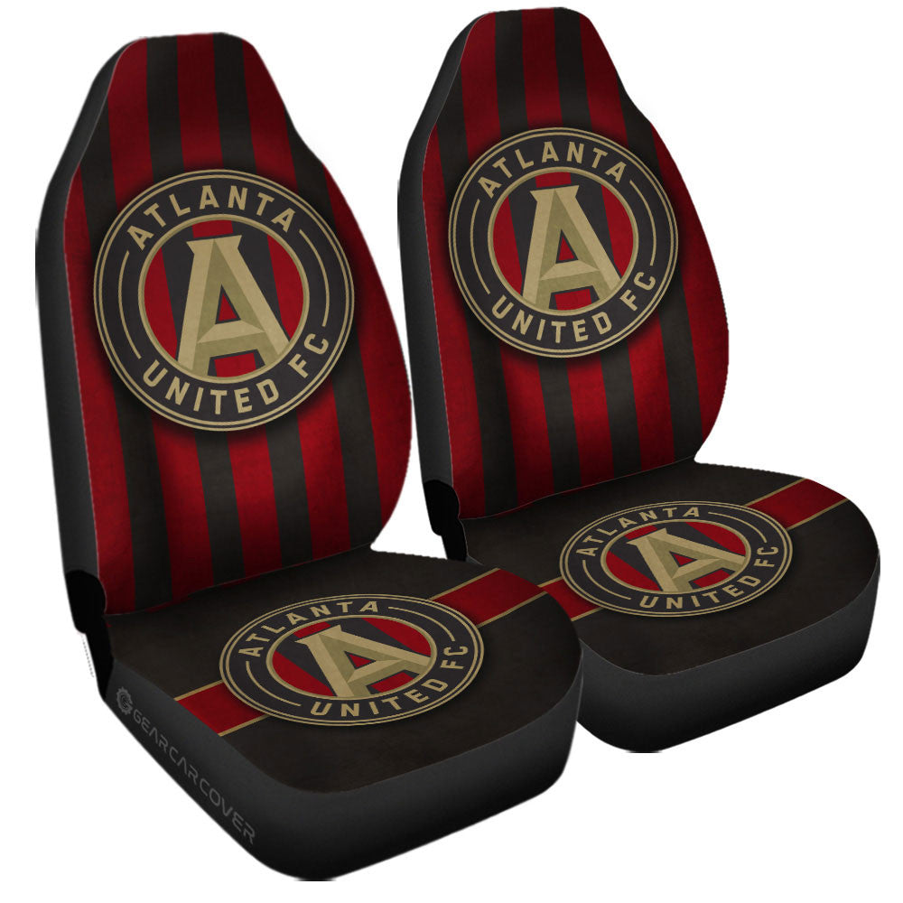 Atlanta United FC Car Seat Covers Custom Car Accessories For Fans - Gearcarcover - 2