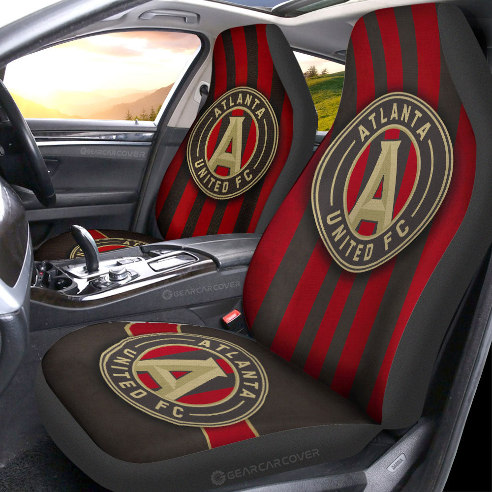 Atlanta United FC Car Seat Covers Custom Car Accessories For Fans - Gearcarcover - 3