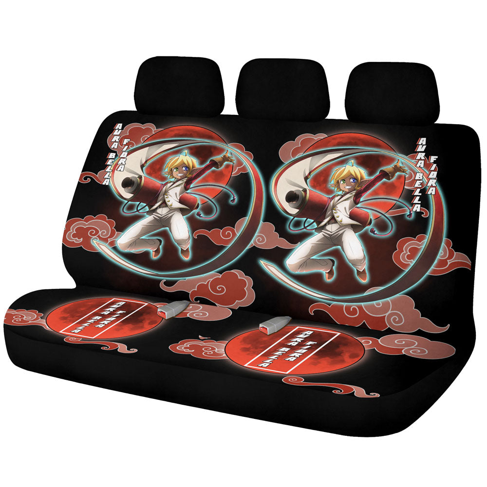 Aura Bella Fiora Car Back Seat Covers Custom Overlord Anime Car Accessories - Gearcarcover - 1