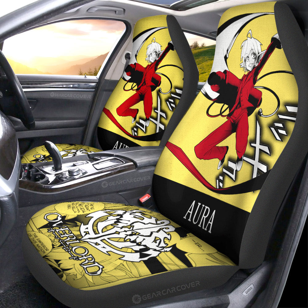 Aura Bella Fiora Car Seat Covers Custom Overlord Anime For Car - Gearcarcover - 2