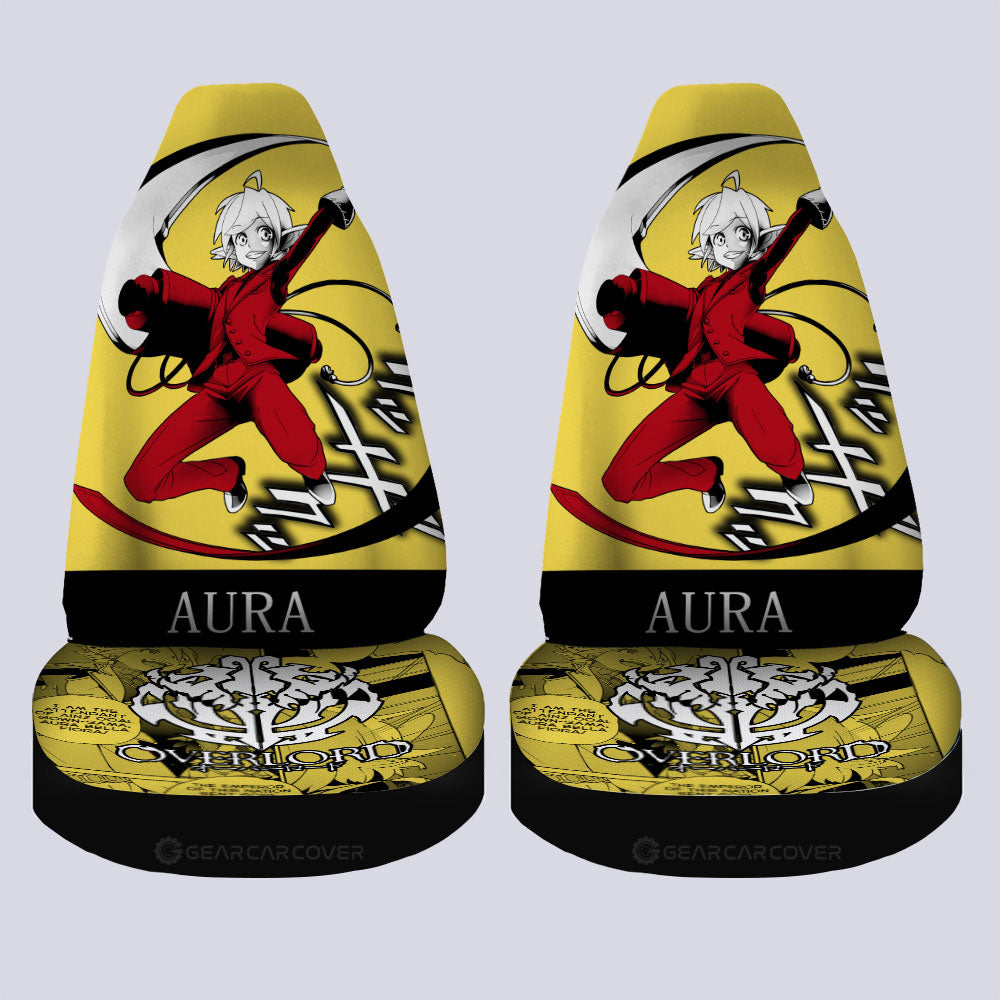 Aura Bella Fiora Car Seat Covers Custom Overlord Anime For Car - Gearcarcover - 4