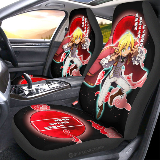 Aura Bella Fiora Car Seat Covers Overlord Anime Car Accessories - Gearcarcover - 2