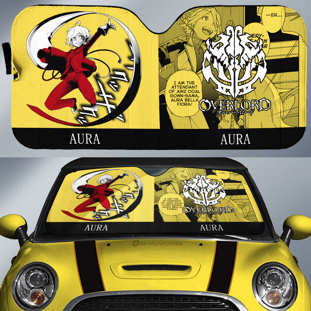 Aura Bella Fiora Car Sunshade Custom Overlord Anime For Car - Gearcarcover - 1