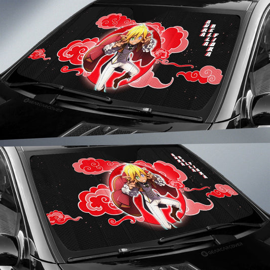Aura Bella Fiora Car Sunshade Overlord Anime Car Accessories - Gearcarcover - 2