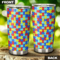 Austim Pattern Tumbler Stainless Steel - Gearcarcover - 3