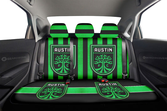 Austin FC Car Back Seat Covers Custom Car Accessories For Fans - Gearcarcover - 1