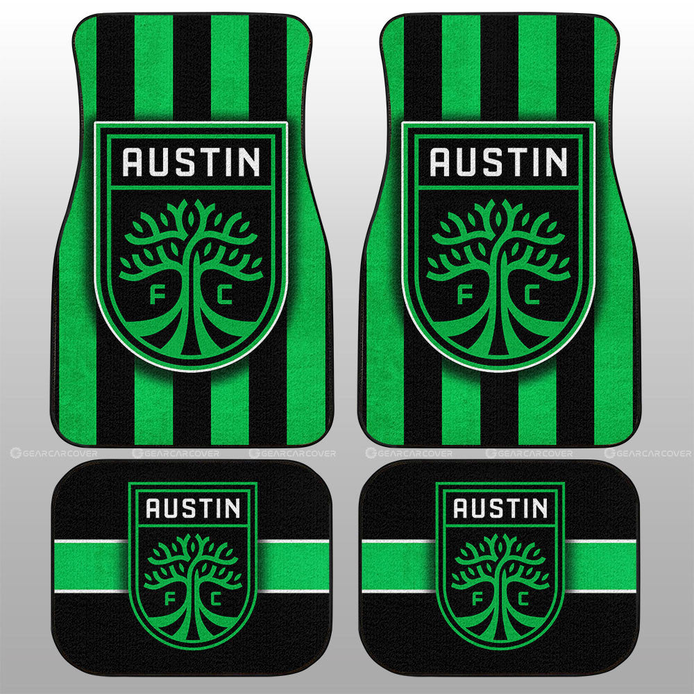 Austin FC Car Floor Mats Custom Car Accessories For Fans - Gearcarcover - 1