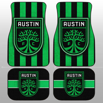 Austin FC Car Floor Mats Custom Car Accessories For Fans - Gearcarcover - 1