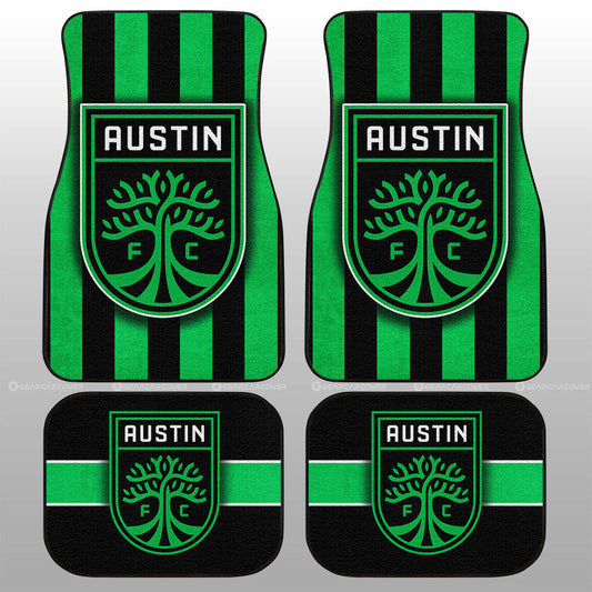 Austin FC Car Floor Mats Custom Car Accessories For Fans - Gearcarcover - 1
