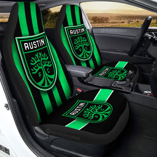Austin FC Car Seat Covers Custom Car Accessories For Fans - Gearcarcover - 2